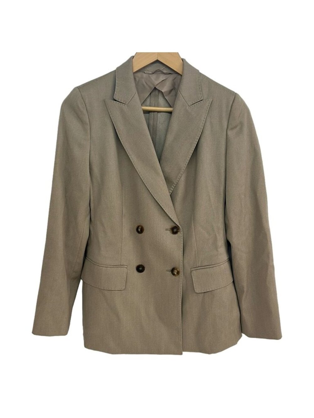 Max Mara Jacket Gray Beige 40